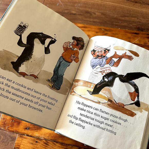 Vintage 1994 Far-Fetched Pets Your Pet Penguin Hardcover Book - Picture 8 of 9